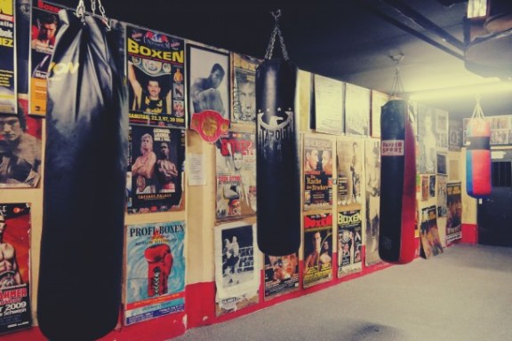 Das Innere eines Boxkellers