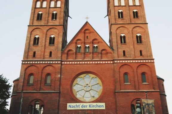 Eine Kirche im St. Georg Viertel