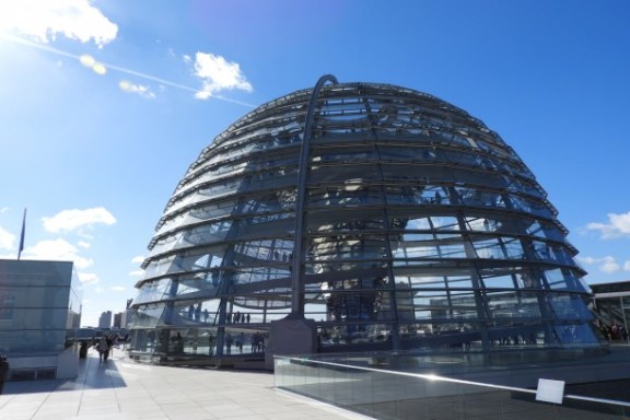 Die Kuppel des Reichstags