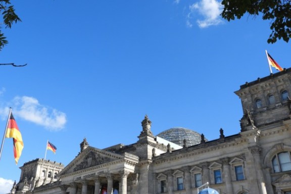 Außenansicht des Reichstags
