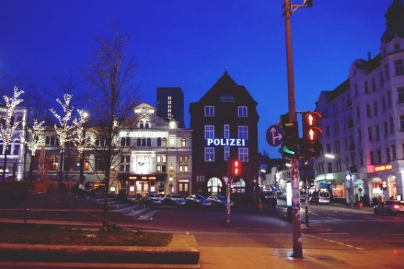 Polizeistation auf der Reeperbahn