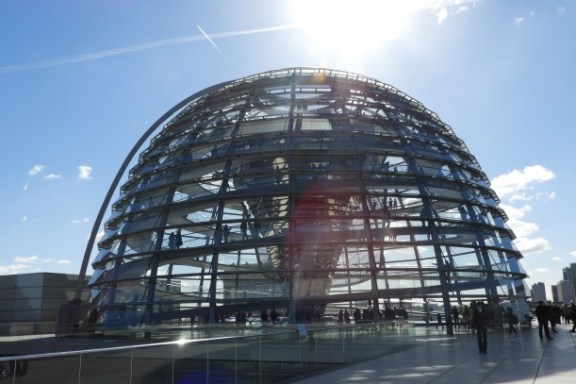 Die Kuppel des Reichstags