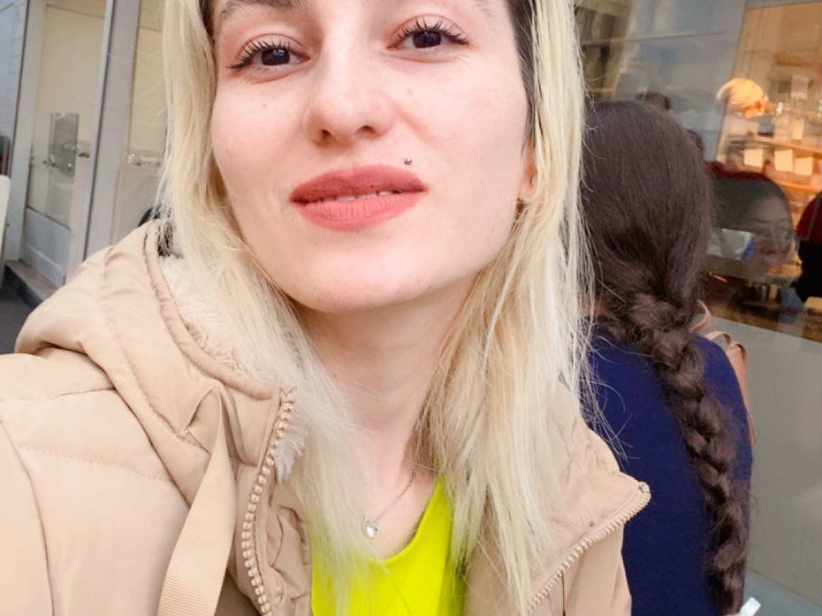 a woman posing for the camera